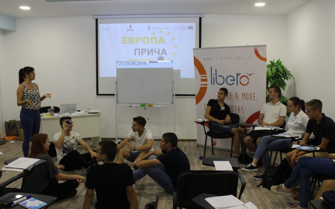 Training for Peer Educators within the project “Europe Talking” held in Belgrade